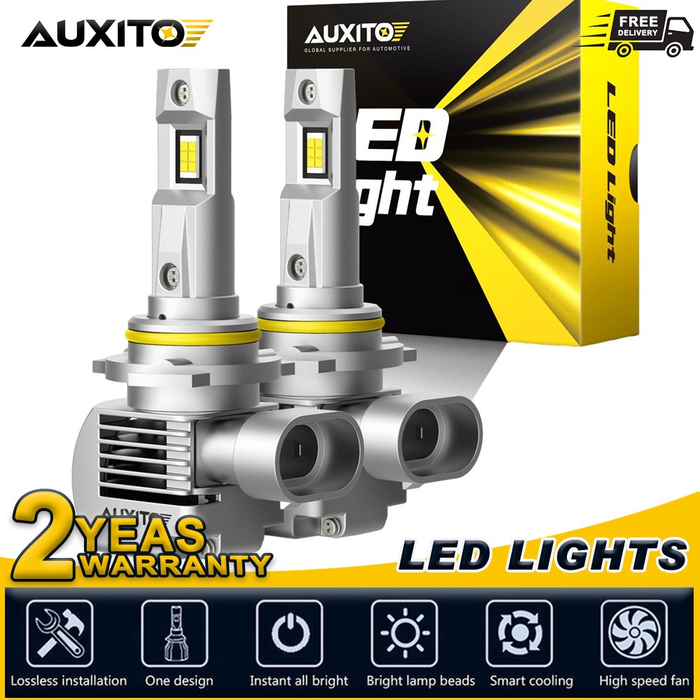 AUXITO 9006 HB4 LED HEADLIGHT KIT Globes 100W 20000LM/Set 6500K Bulbs White