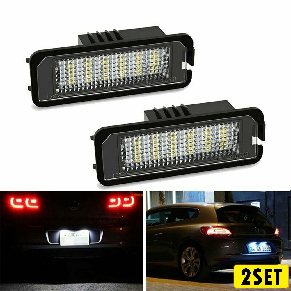 4x License LED Plate for Light GOLF VW EOS LUPO POLO Super SCIROCCO White Canbus