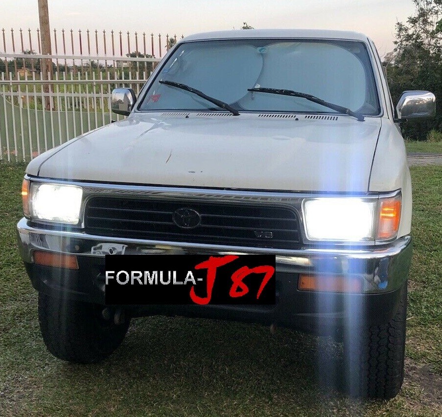 LED Kit F15 140W 9003 HB2 H4 5000K White Two Bulbs Headlight Replacement Lamp OE