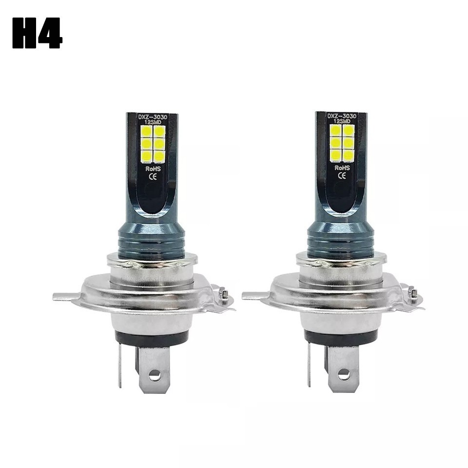 2PCS H4/H7/9005 LED 6000K White Headlight Bulbs Kit High Low Beam Bright 16000LM