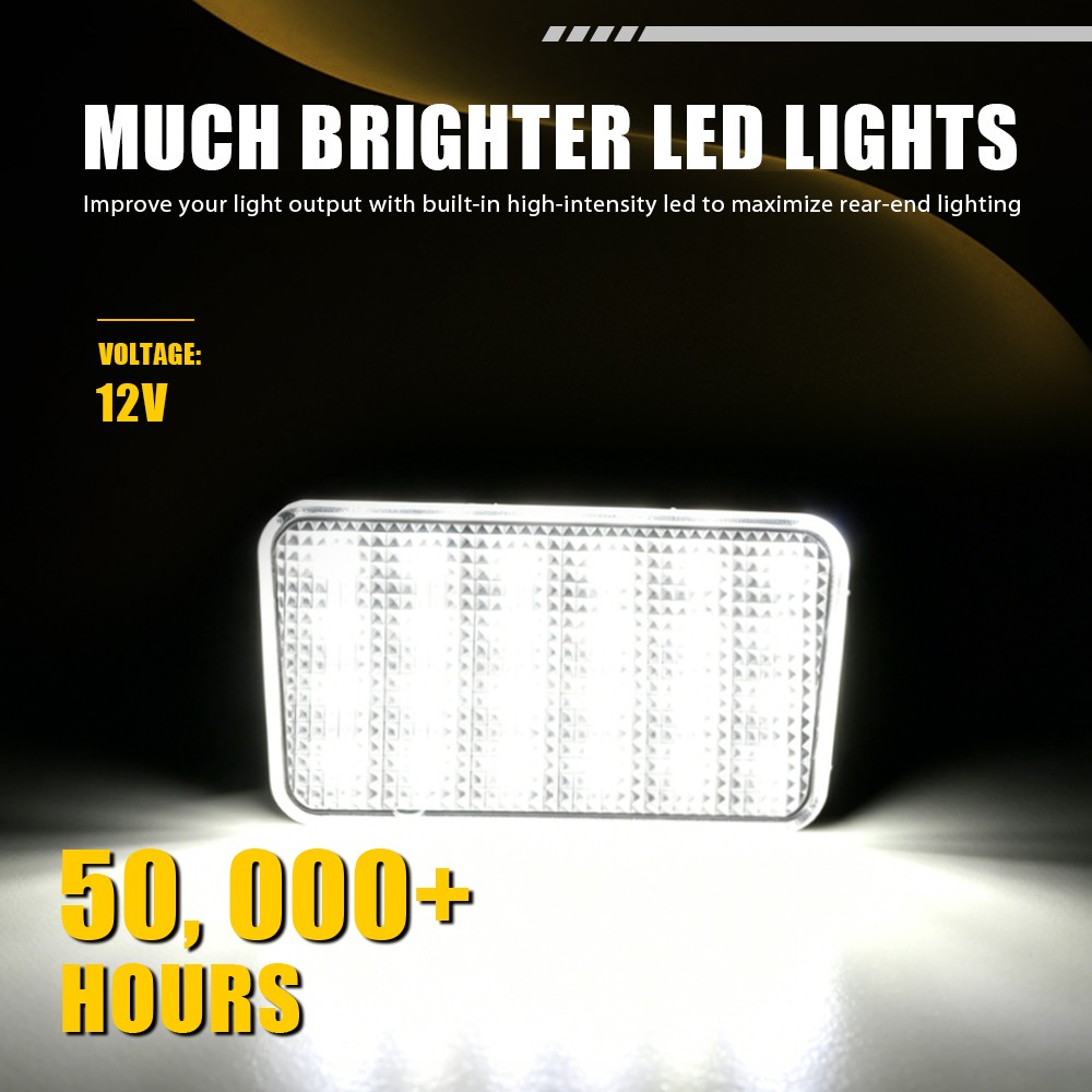 Clear White LED License Plate Light Lamp For Jeep 2018 19 20-up Wrangler JL EPY