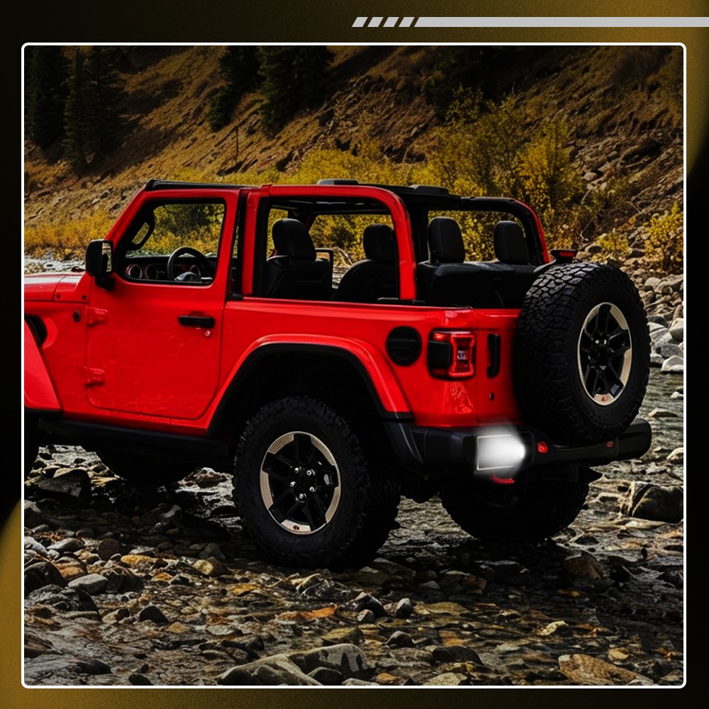 Clear White LED License Plate Light Lamp For Jeep 2018 19 20-up Wrangler JL EPY