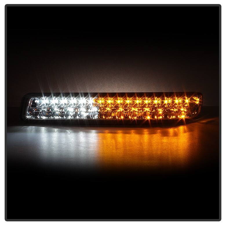 [Smoke Lens] 99-06 GMC Sierra Yukon LED Amber/White Signal Parking Bumper Lights