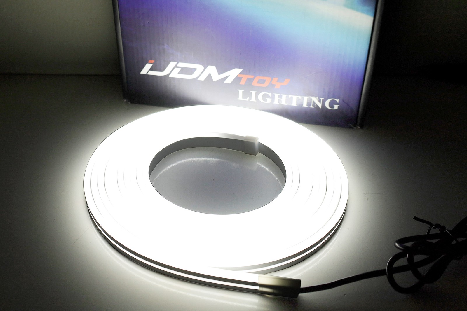 6K Cool White 360° Trunk Illumination LED Light Strip w/Switch For Tesla Model Y