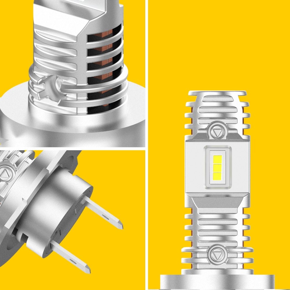 AUXITO 4x Super Bright H7 LED Headlight Kit High Low Beam Bulb 6500K Clear White