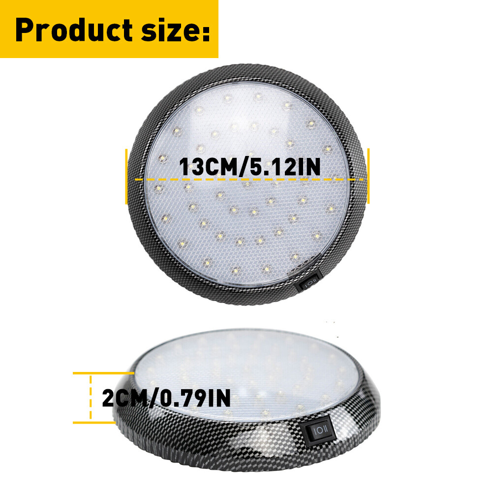 46-LED Car Vehicle Interior Indoor Roof Ceiling Dome Light White Lamp Universal