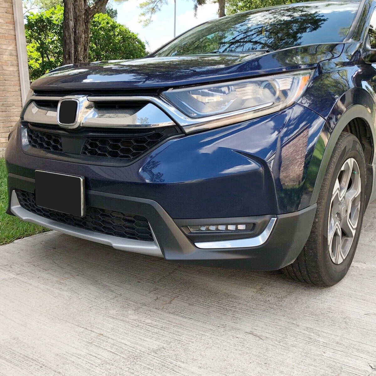 LED DRL Daytime Running Fog Lamp Lights w/Brackets For Honda CRV CR-V 2017-2019