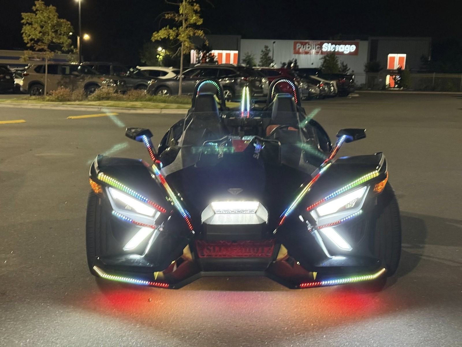 Full Tinted /Clear IP65 CHASING Dynamic Light Strip for Slingshot Bike Music APP