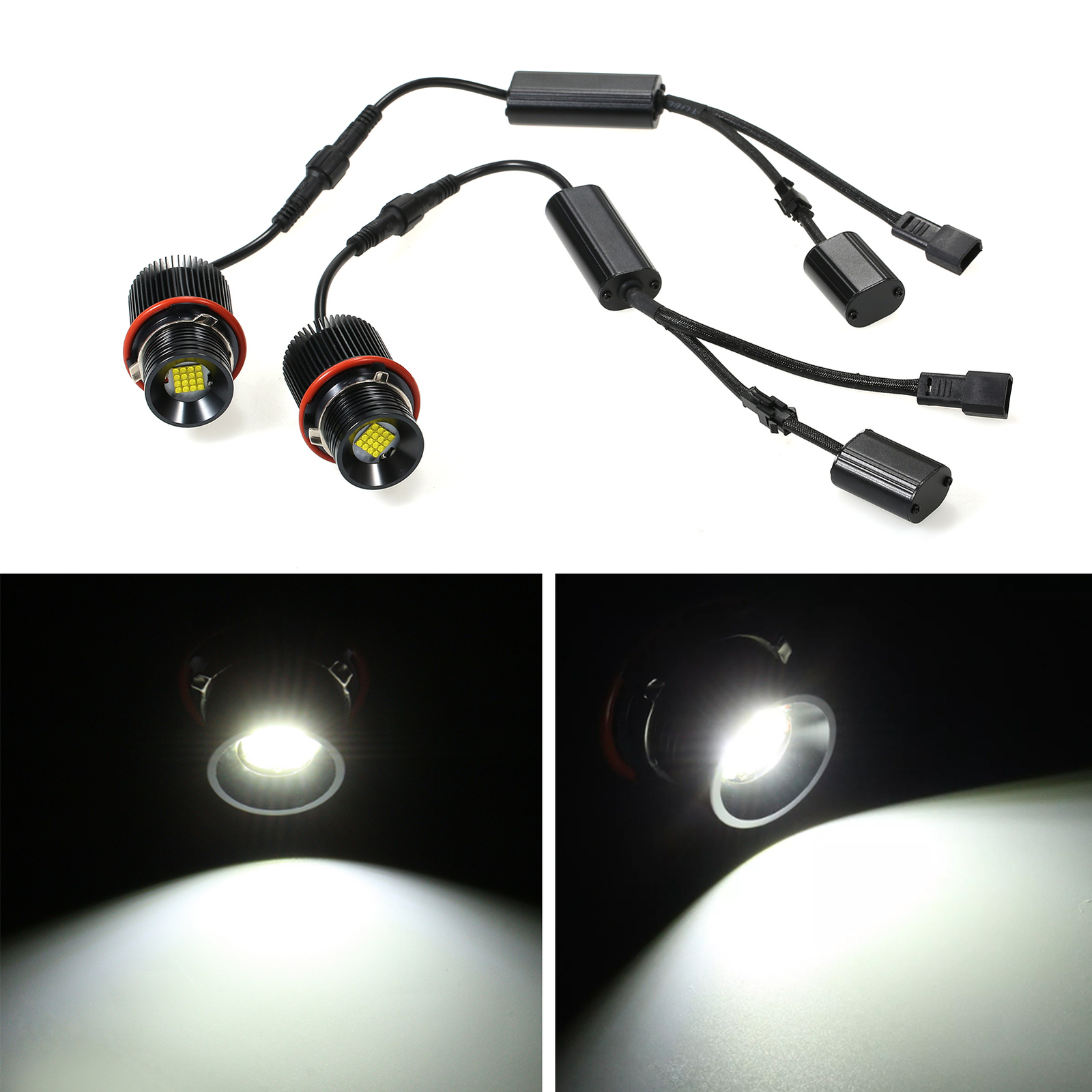 40W/pcs Angel Eyes Halo Marker 16SMD White Replacement for S5Z0