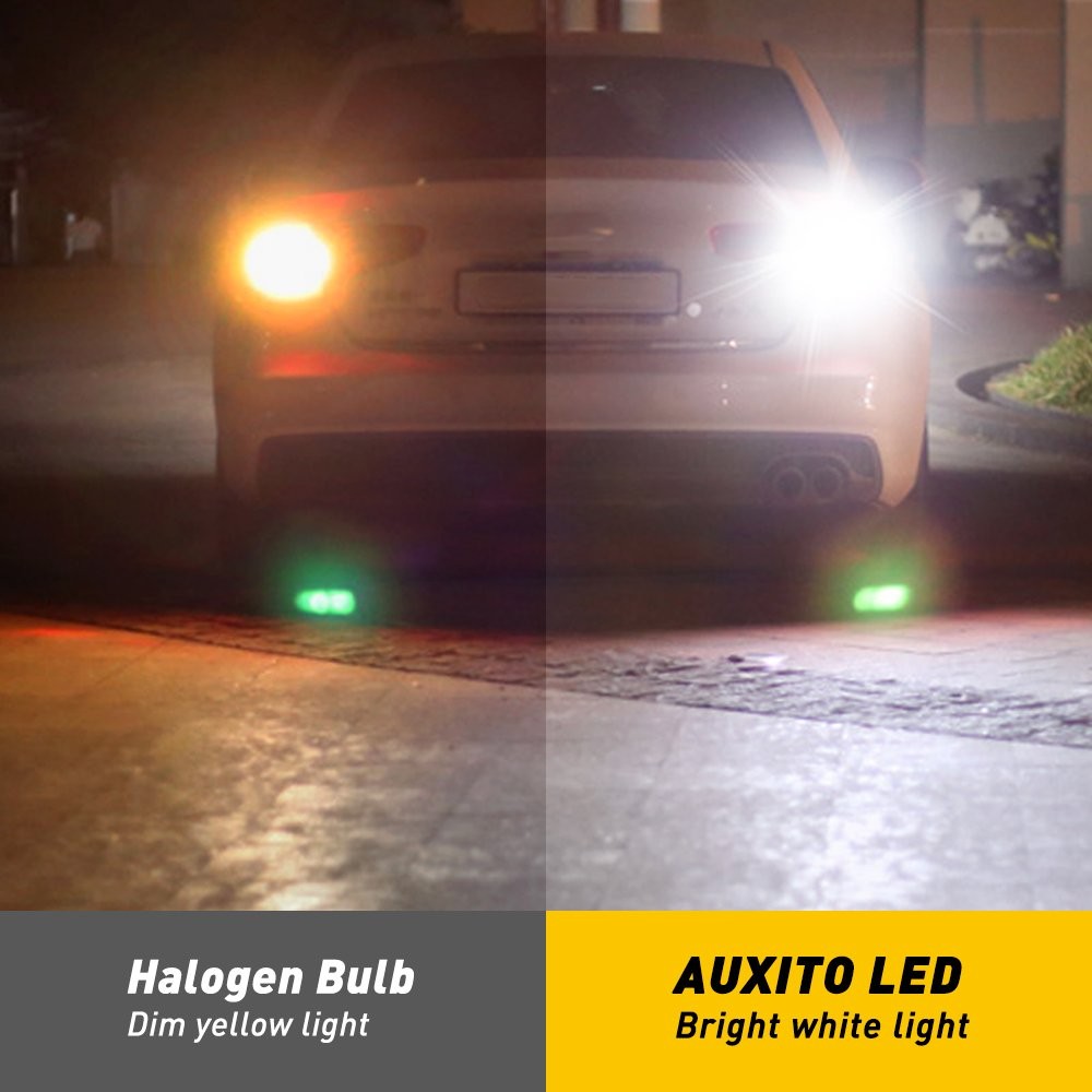 AUXITO CANBUS 2X 921 912 T15 LED Back Up Reverse Light Bulbs 6000K Xenon White