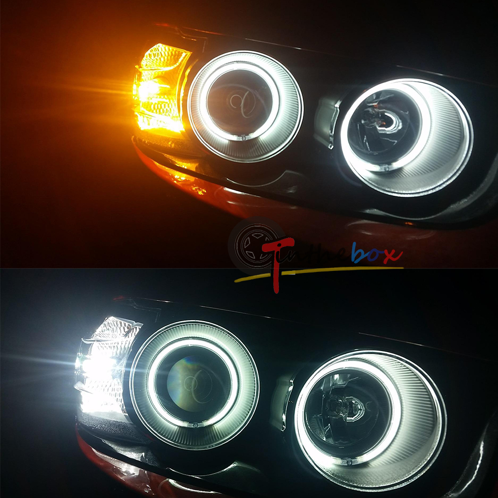 2x Switchback White&Yellow 3157 T25 3030-SMD LED Parkng Turn Signal Light Bulbs