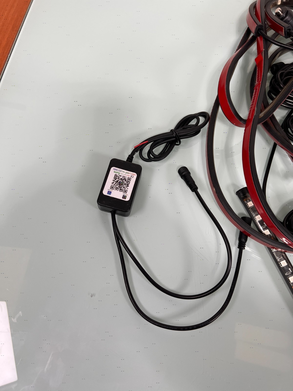 RGB LED lighting kit for automobile Untested No Power source.