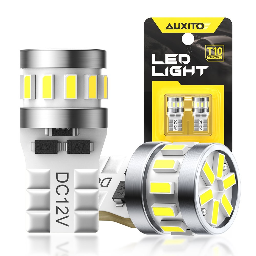 2-20X T10 W5W 194 LED License Plate Map Door Dome Trunk Light Bulb White 3014SMD
