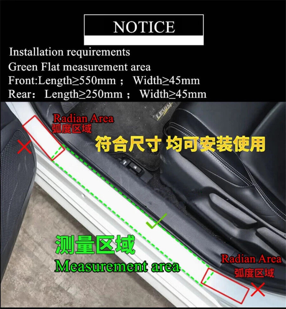 4x Car Door RGB Flowing Pedal Welcome Light USB Rechargeable Wireless Universal