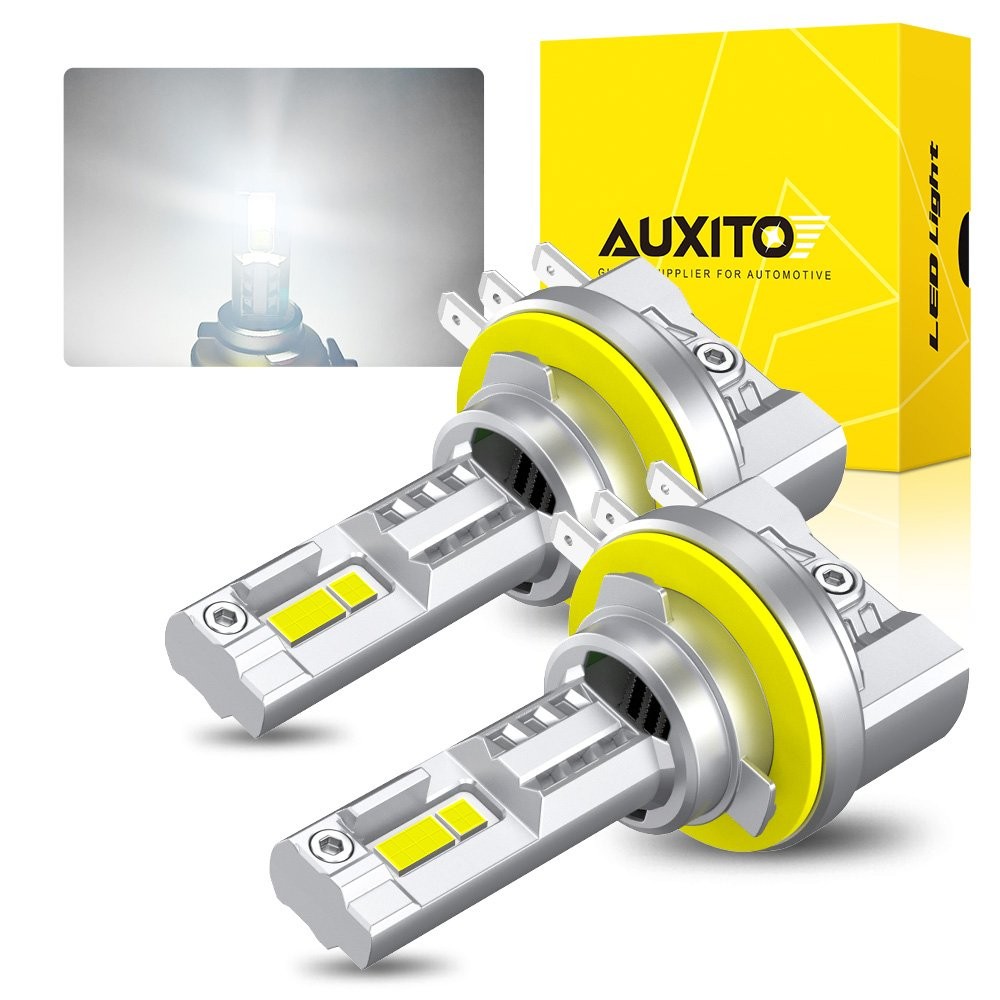 H15 LED Bulbs High Beam DRL Headlight Conversion Kit 24000LM Clear White 6500K