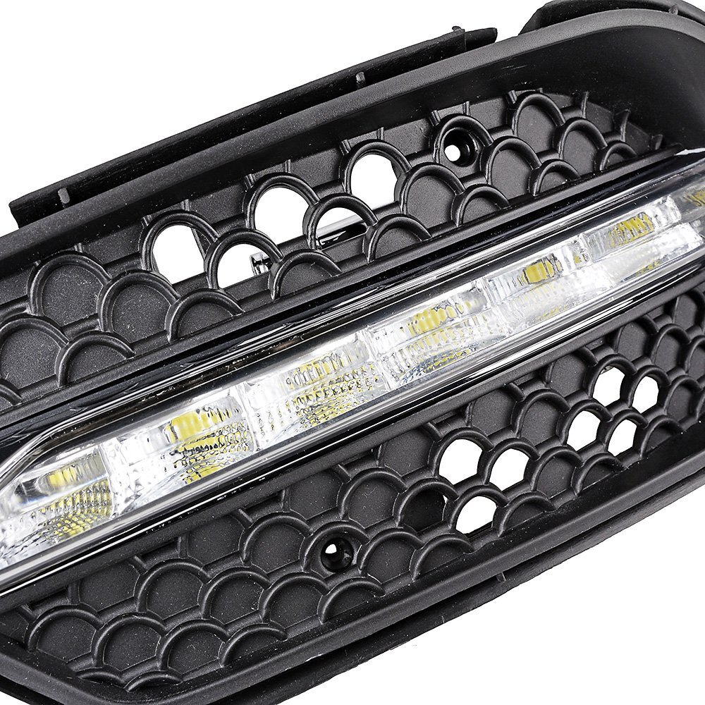 LED Daytime Running Light DRL Fog Lamp For 08-11 Mercedes W204 C300 C350 Sport
