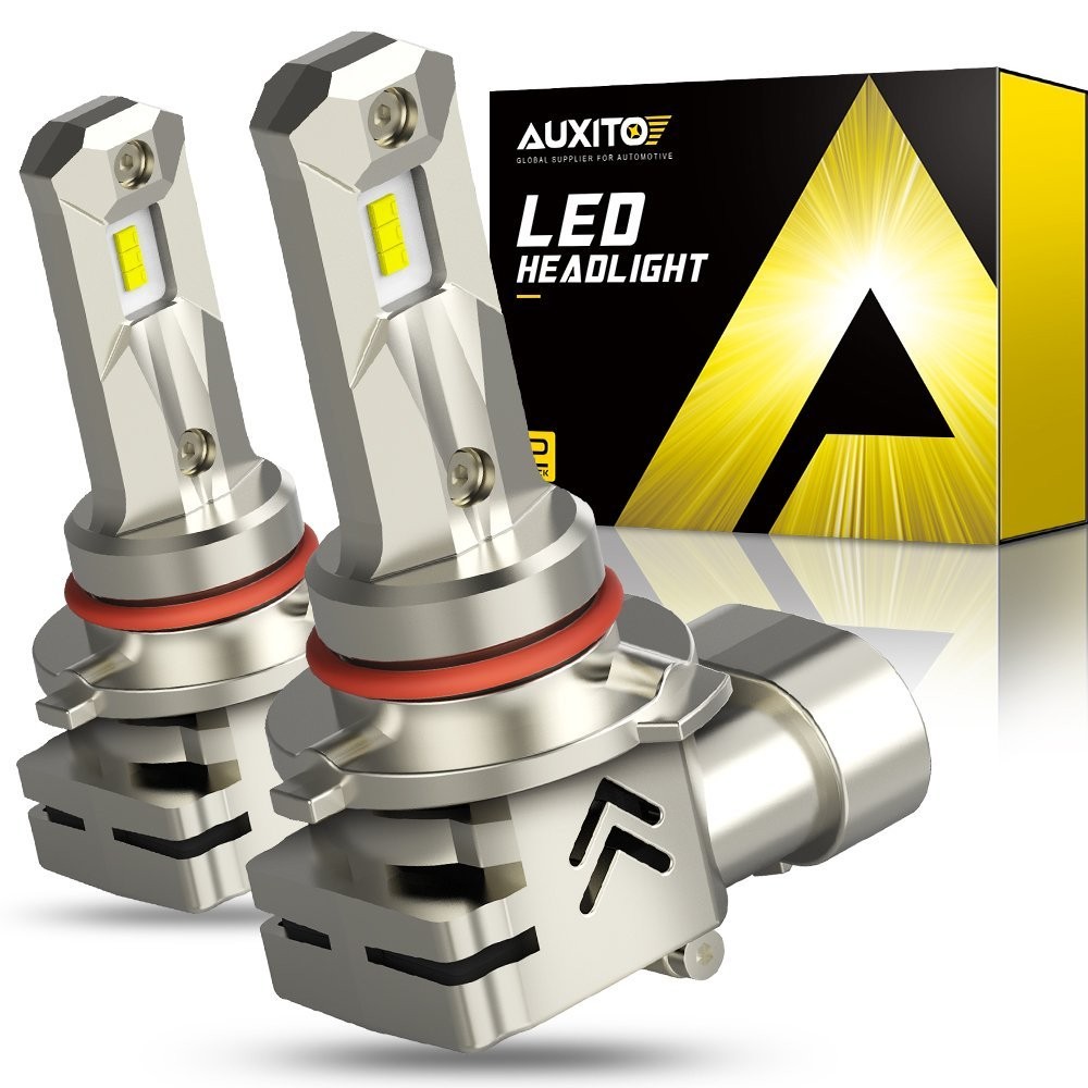 AUXITO ZES LED Headlight Como Kit 9005+9006 6000K White High Low Beam High Power