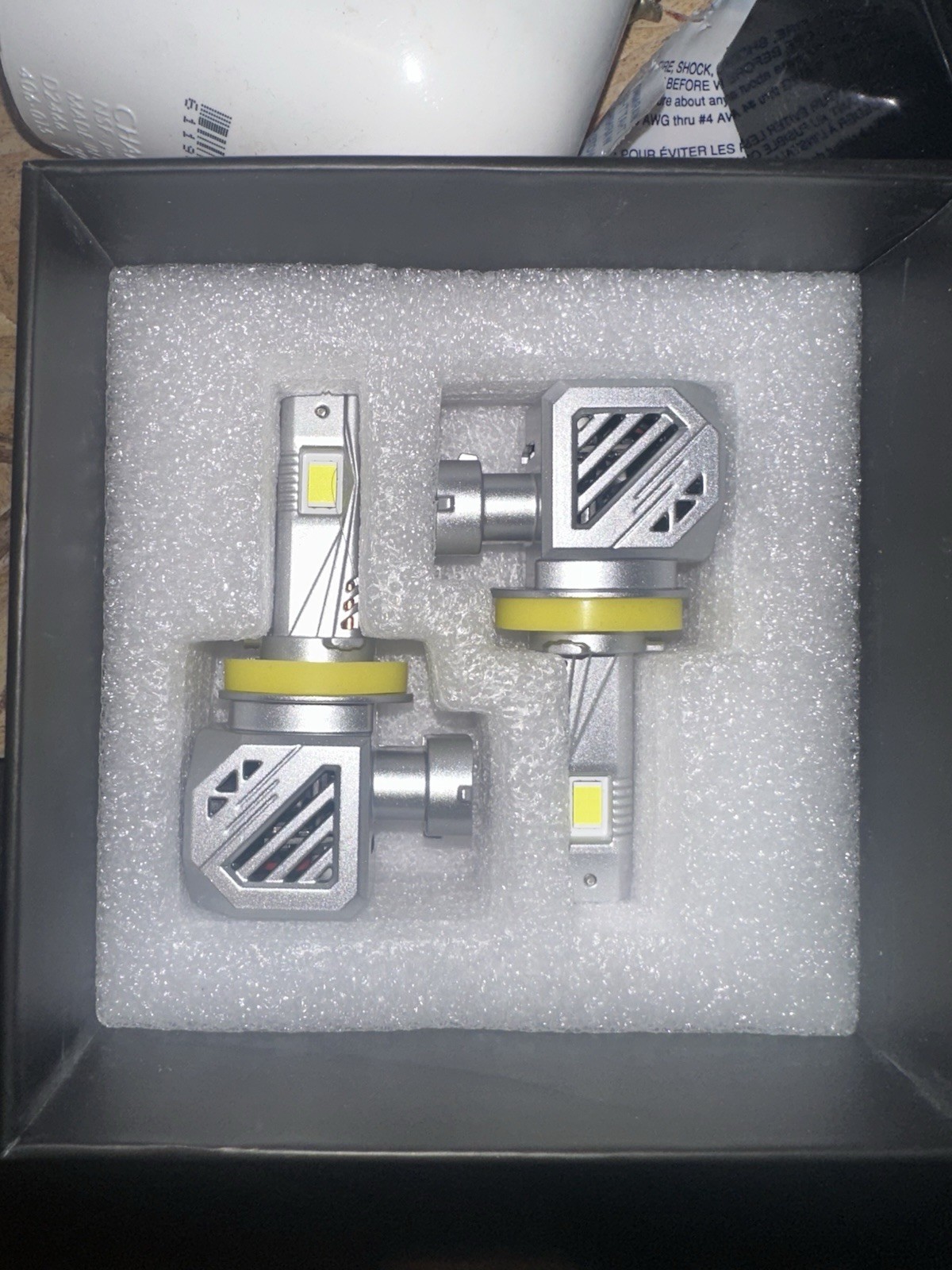 AUXITO A1 Ultra Series H11 H8 LED Headlight Bulbs, 24000LM 150W, Direct Plug-in