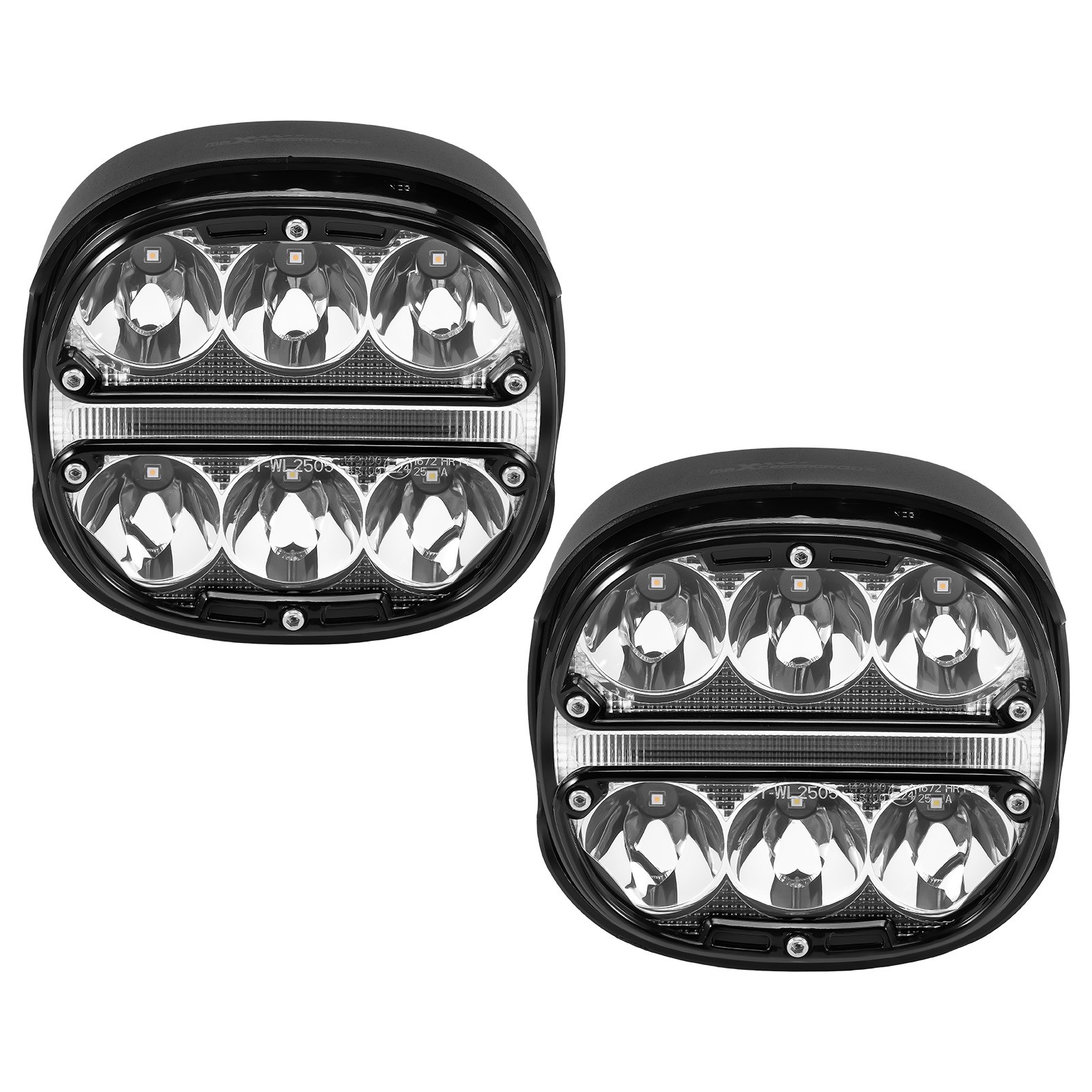 5inch Universal LED Driving Auxiliary Light 60W Spot Flood IP67 6000K 3000K