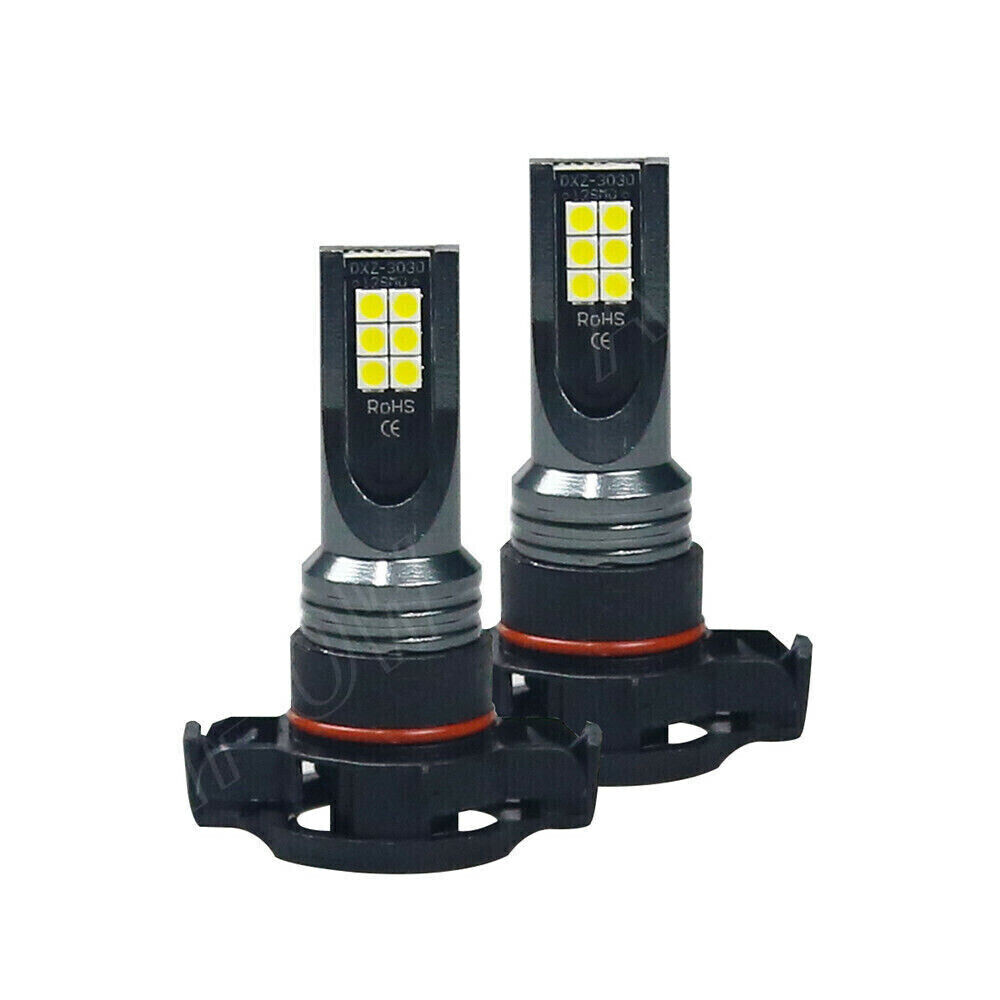 H16 5202 LED Bulbs 6000K White Super Bright Fog Light DRL Lamps High Power