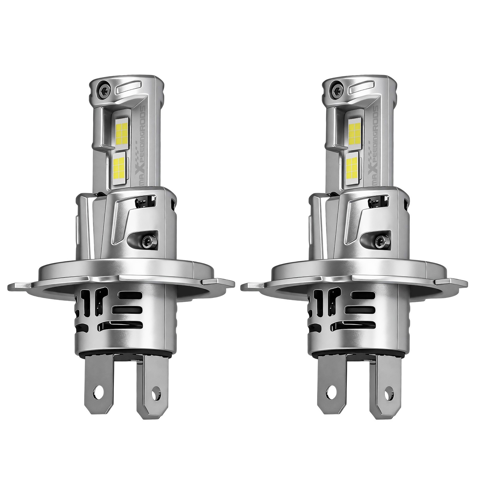 H4 LED Headlight Bulb High Low Beam Conversion Kit 28W Super Bright 6500K