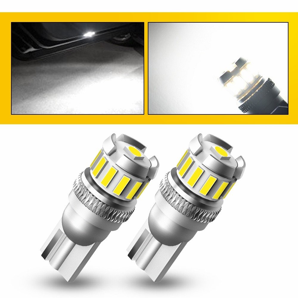 AUXITO LED Inside Lamp License T10 Plate Light White 6000K Super Bright 168 2825