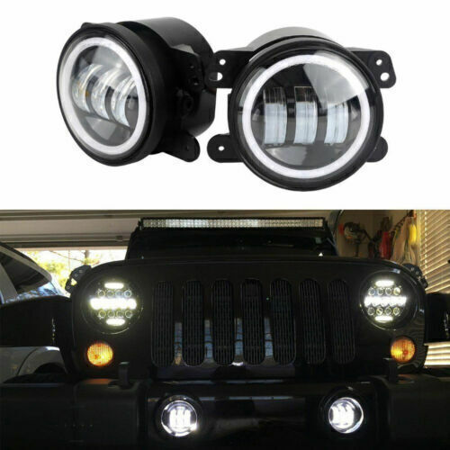 2018-2024 for Jeep Wrangler JL Gladiator Rubicon Led Headlight Fog Lamp Combo Ki