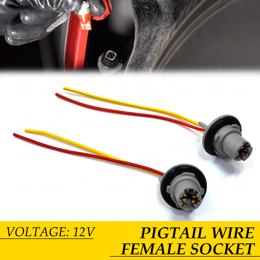 Pigtail Wire Female Socket for 2018Ford 194 T10 PGS Front Side Marker Light Plug