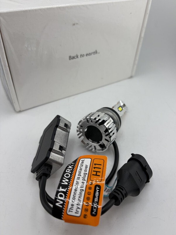 QTY 2 NOVSIGHT H8/H9/H11 LED HEADLIGHT BULBS HIGH LOW BEAM 6500K 32000LM 140W