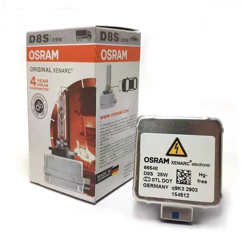 1X Osram D8S Xenarc OEM 4300K HID Xenon Headlight Bulb 66548 25W DOT Germany