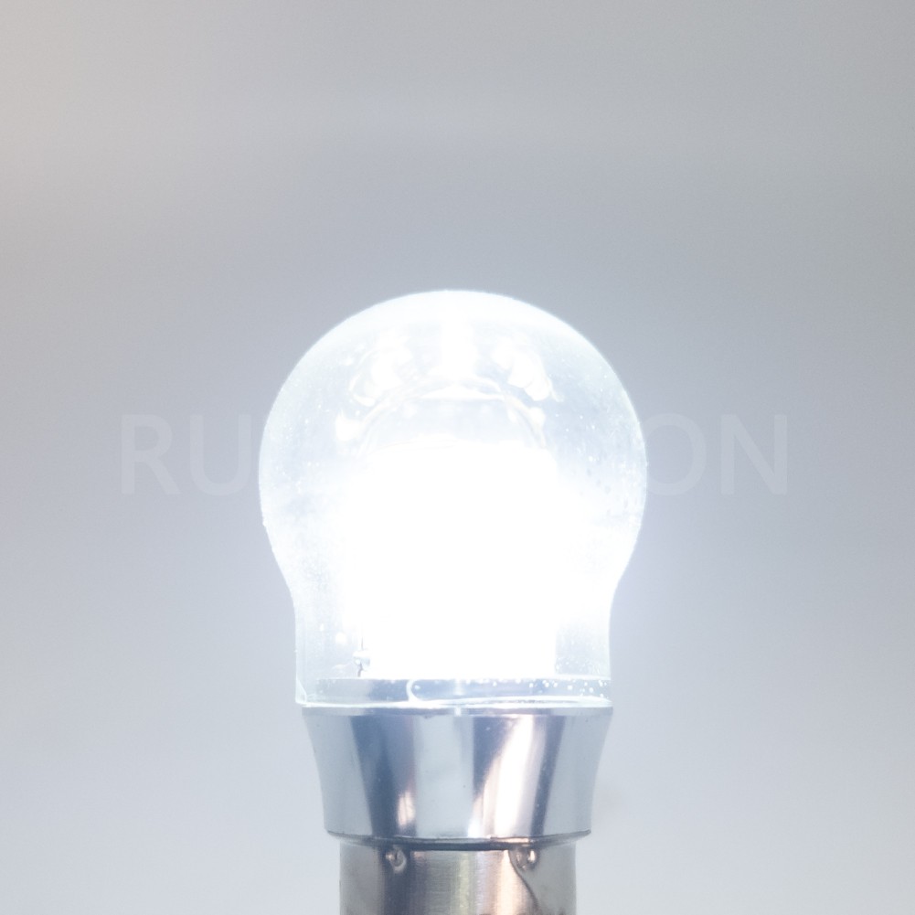Ruiandsion BA15D LED Bulb 540LM 6000K White 27SMD For Car Boat RV Interior Light