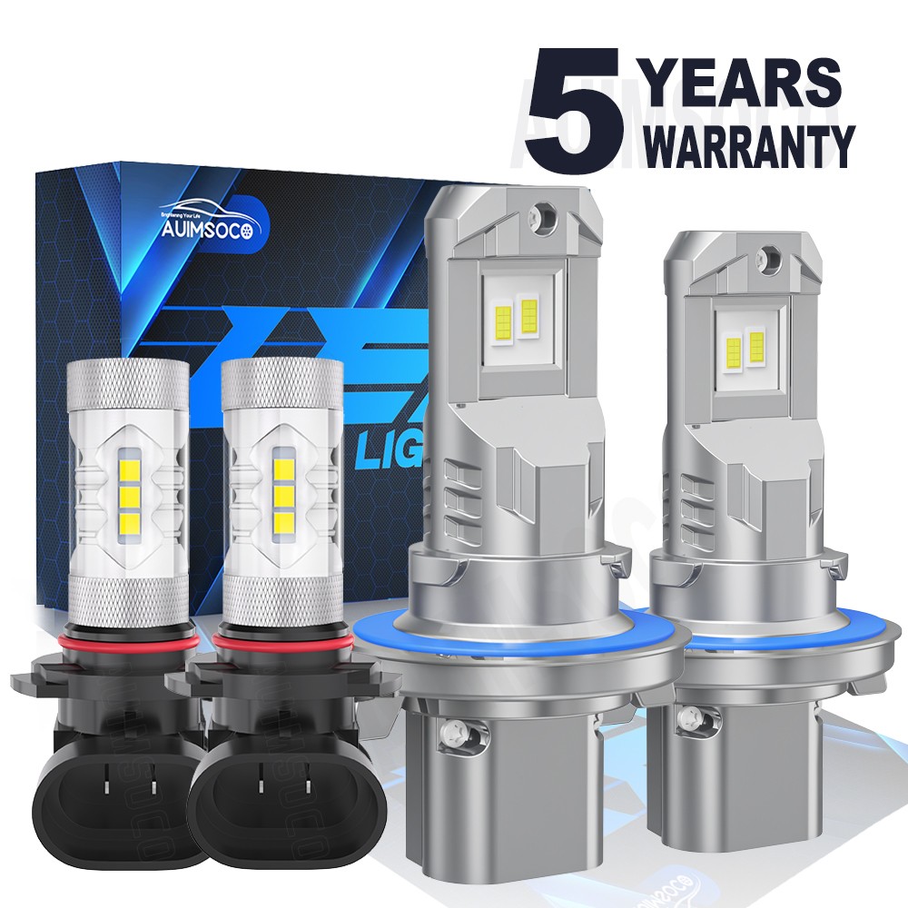 9008 9145 Combo LED Headlight High Low Dual Beam Fog Light Bulbs Conversion Kit