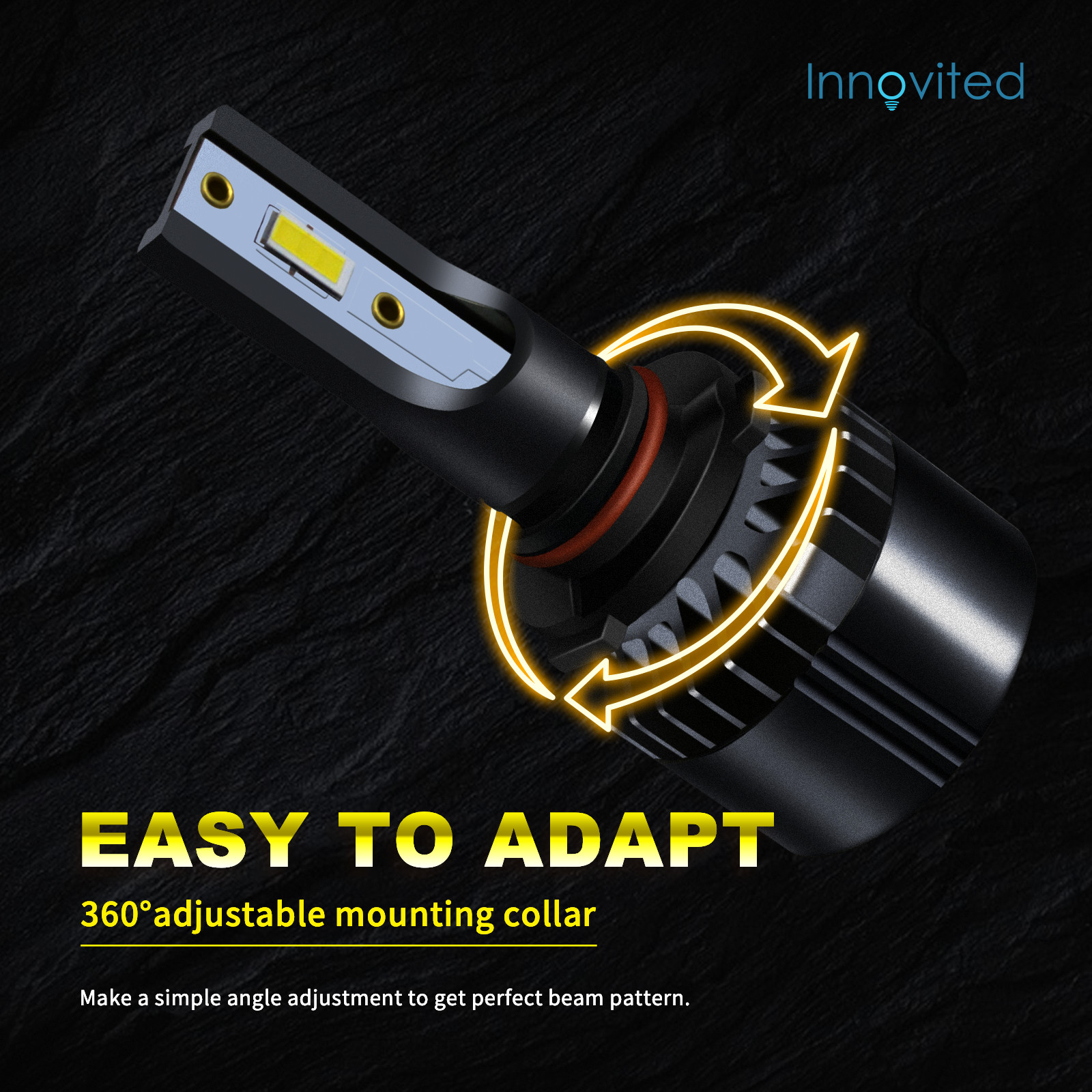 Innovited P1 H11 LED headlight Kit Super bright CSP 60W 10000LM bulb White 6000K