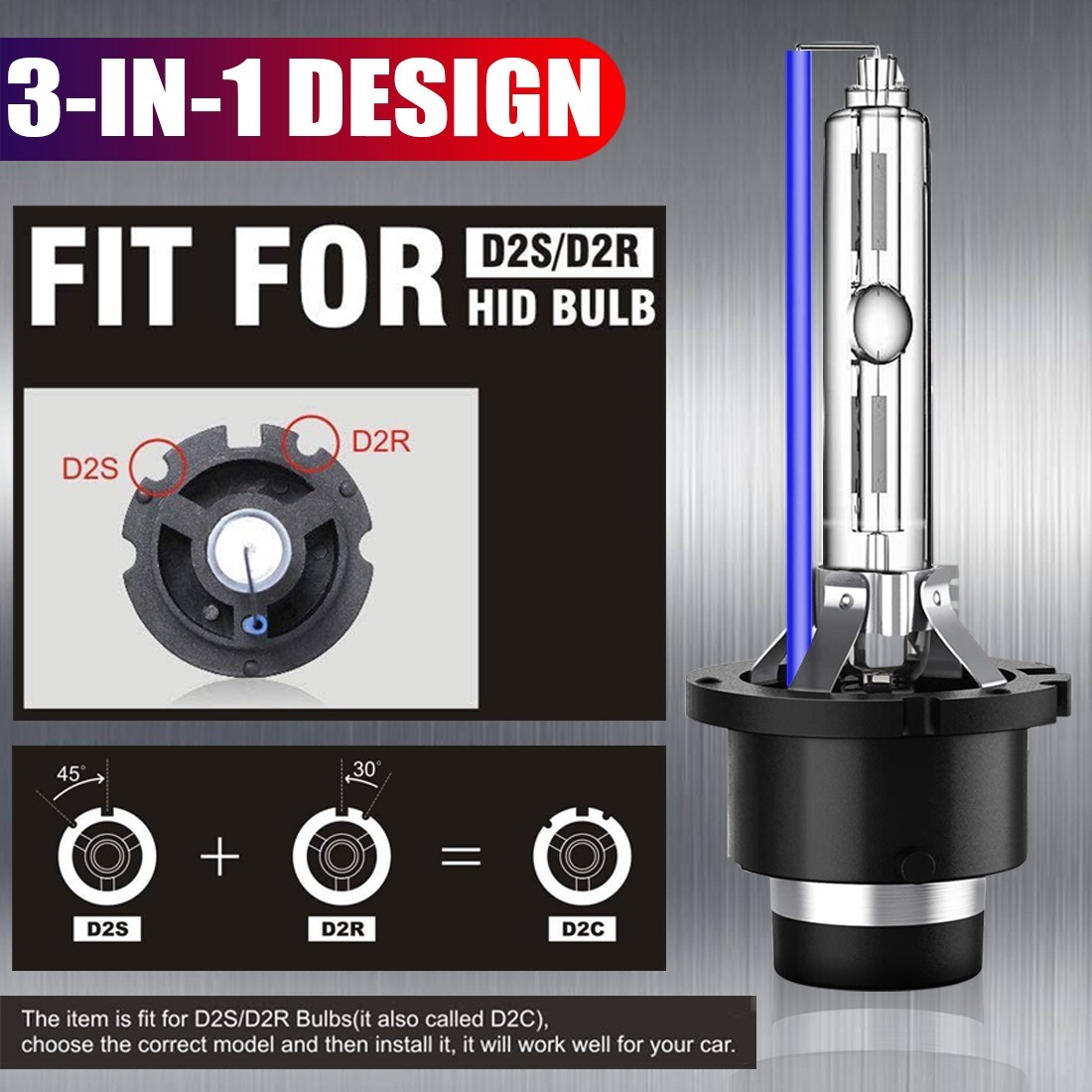 20x D2S D2R D2C 8000K HID Xenon Bulbs Factory OEM Replacement Headlight Kit US