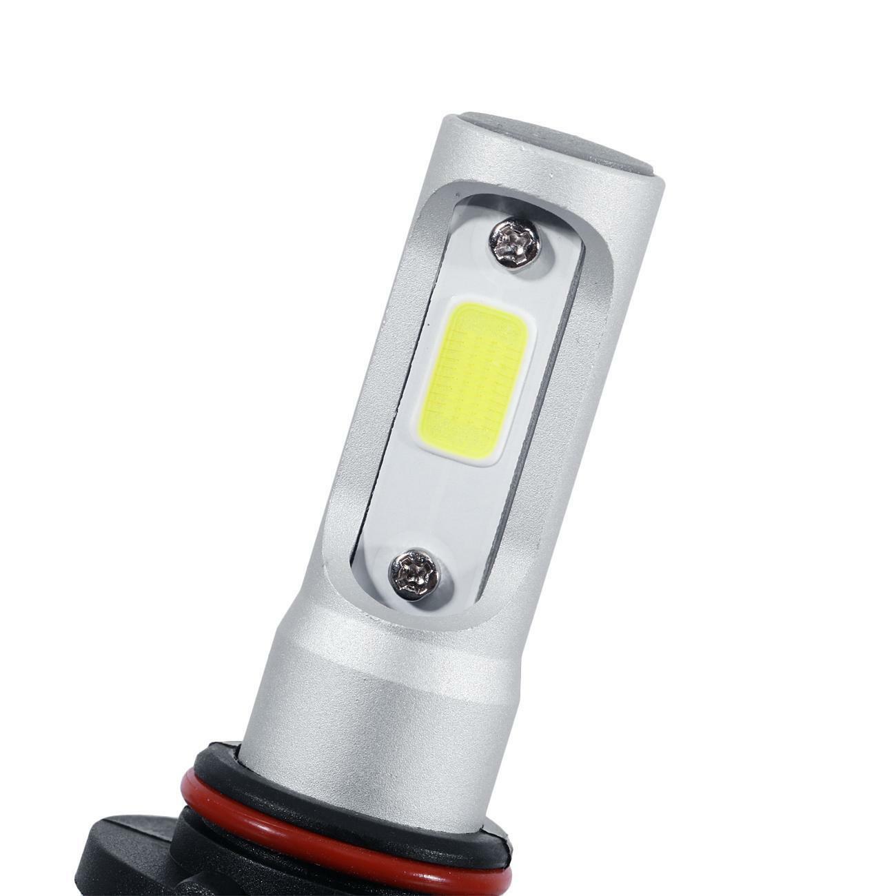 AUXBEAM 9005 H10 LED Headlight Bulb Kit 8000lm 6000K 72W Turbo Hi/Lo Fog Beam S2