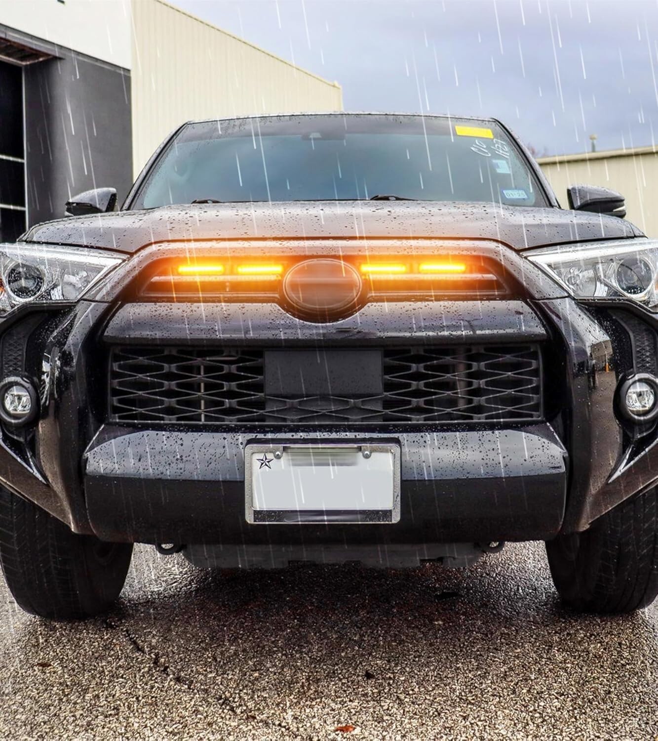 LED Front Grill Grille Light for Toyota 4Runner 2020-2024 Raptor Lights (Yellow)