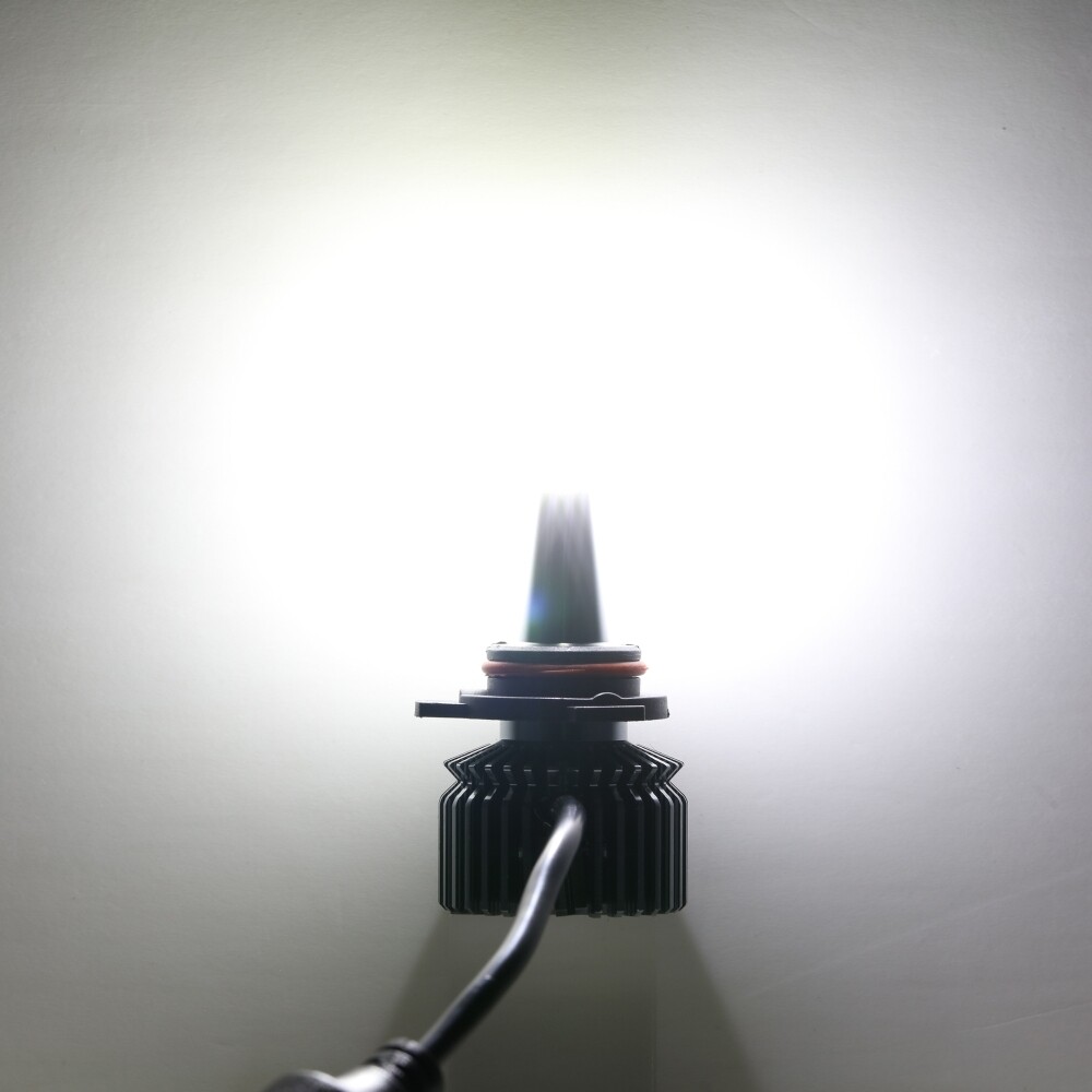 IRONWALLS 9005 HB3 360° LED Headlight Bulbs Kit 6500K 48W White High or Low Beam