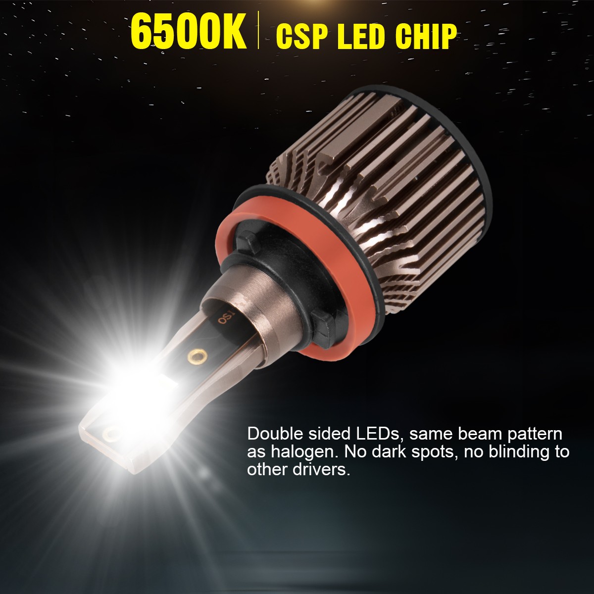 For Honda Civic 2016 2017 2018 2019 2020 LED Headlight High/Low Bulbs Bright P4C