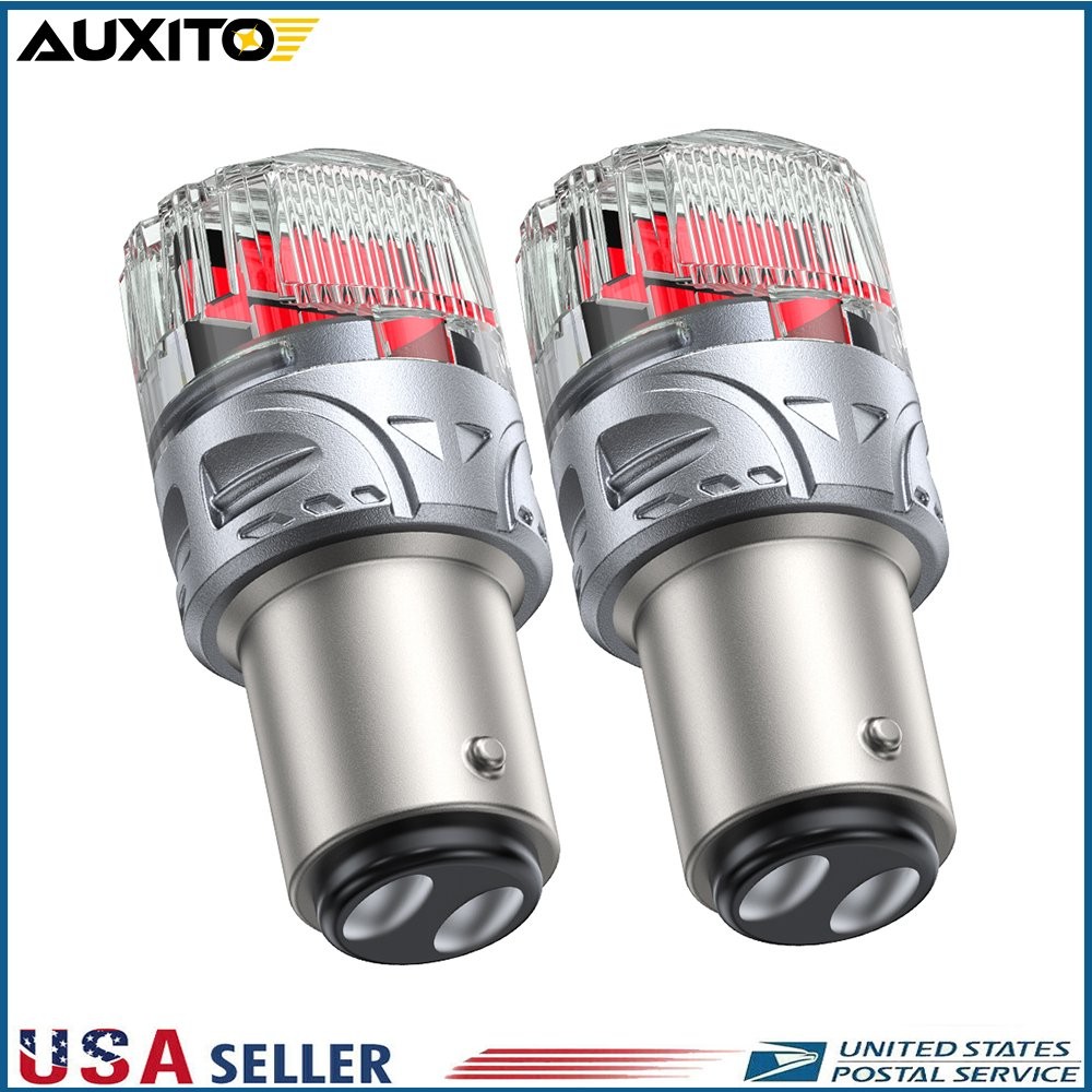 1157 LED Flash Red Bright Brake Tail Stop Light Parking Bulbs Anti Hyper Flash