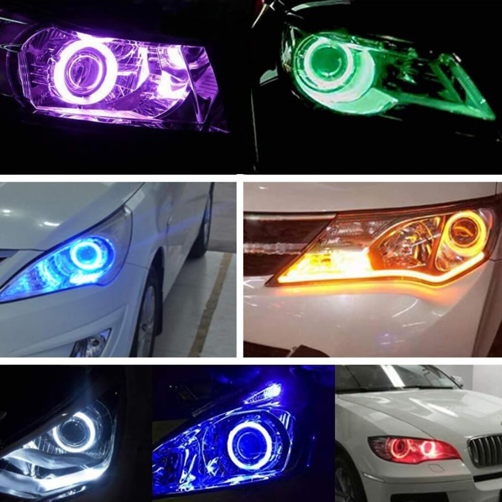 Waterproof LED COB Halo Rings Angel Eyes for DRL Can-am Renegade off-road SUVs