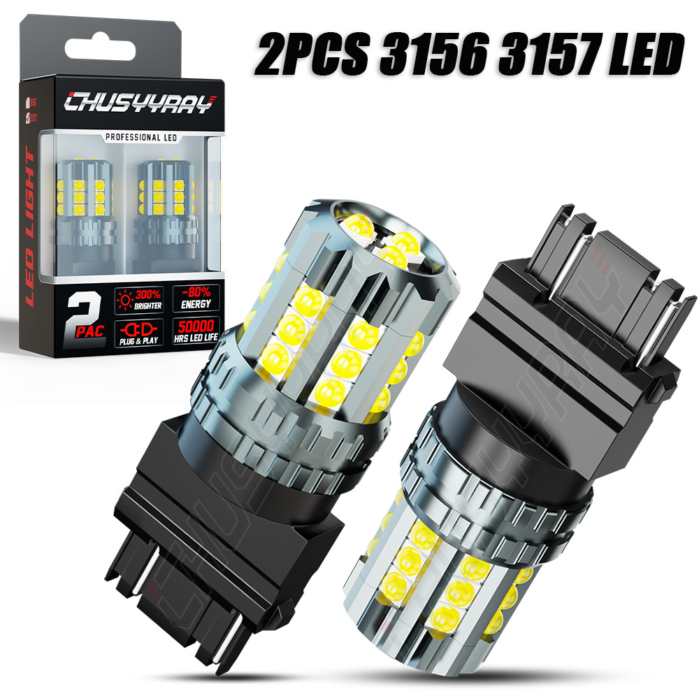 1000LM White 3156 3157 LED Reverse Backup Light Bulb For 2015-2021 Ford Mustang