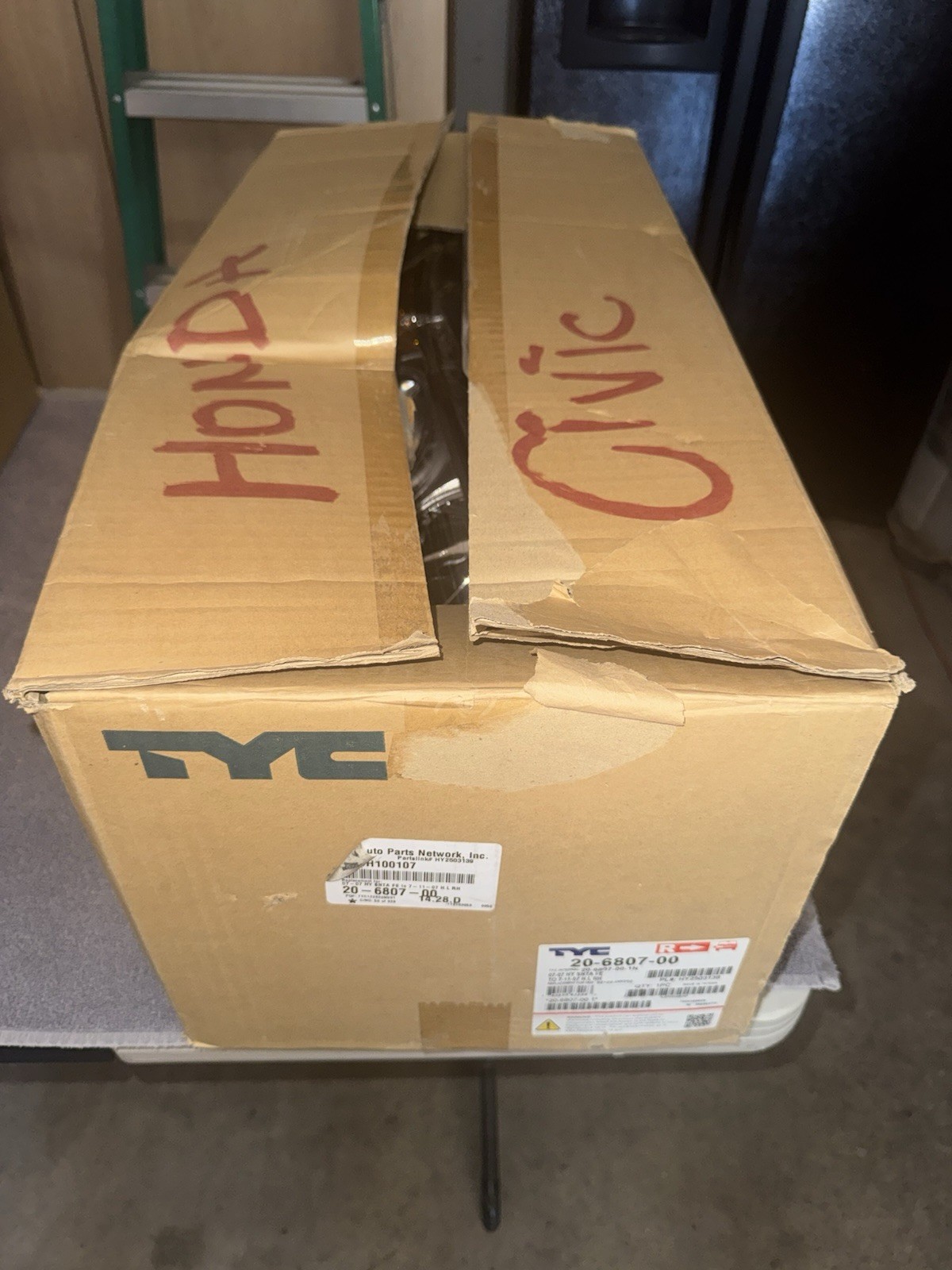 Headlight TYC 20-6808-00 Right Side New!
