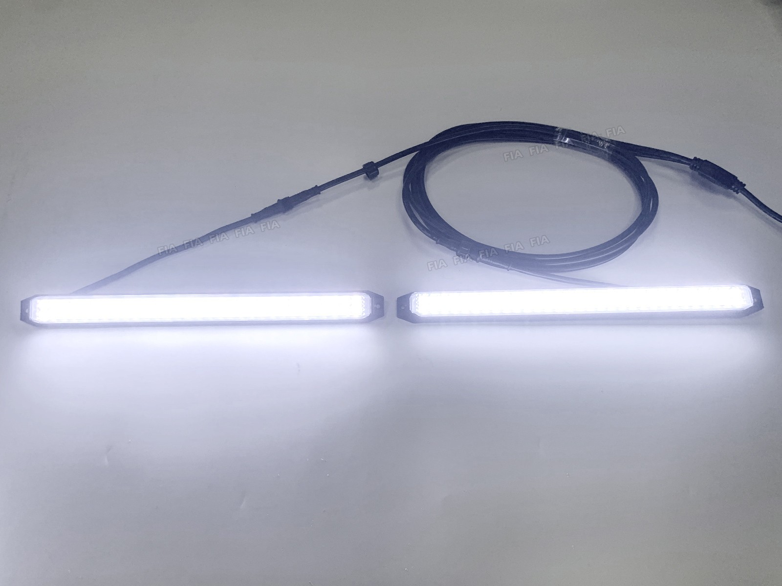 6“ 9“ 11“ 14“ White Yellow LED Car Front Grille Lights Running/Turn Signal