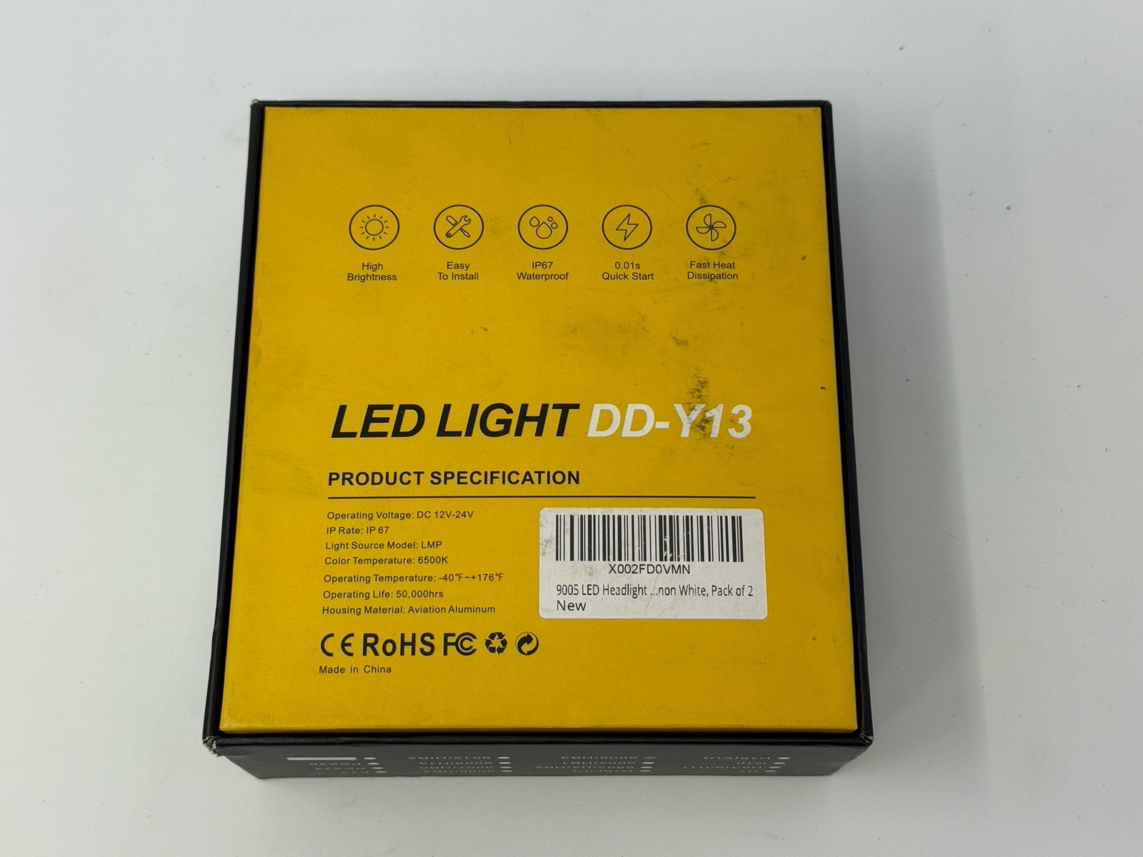 AUXITO HB3 9005 LED Headlight Bulbs Super White 40000LM Kit High Low Beam