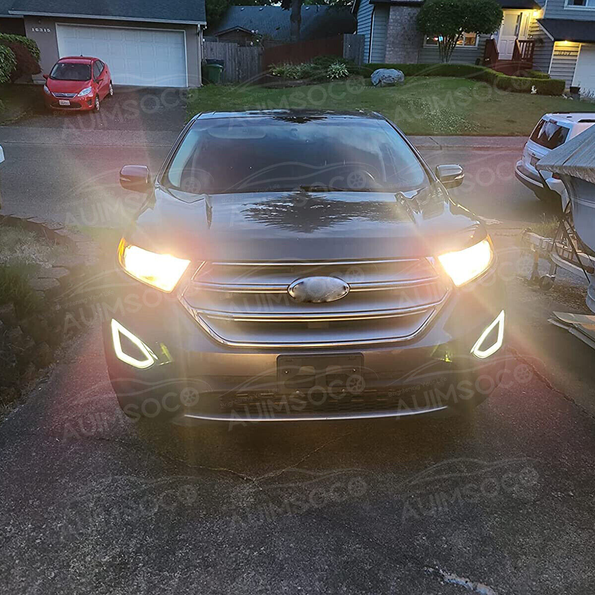 White LED High+Low Beam Headlight Lights Bulbs For 2017 2018 2019-2021 F250 F350