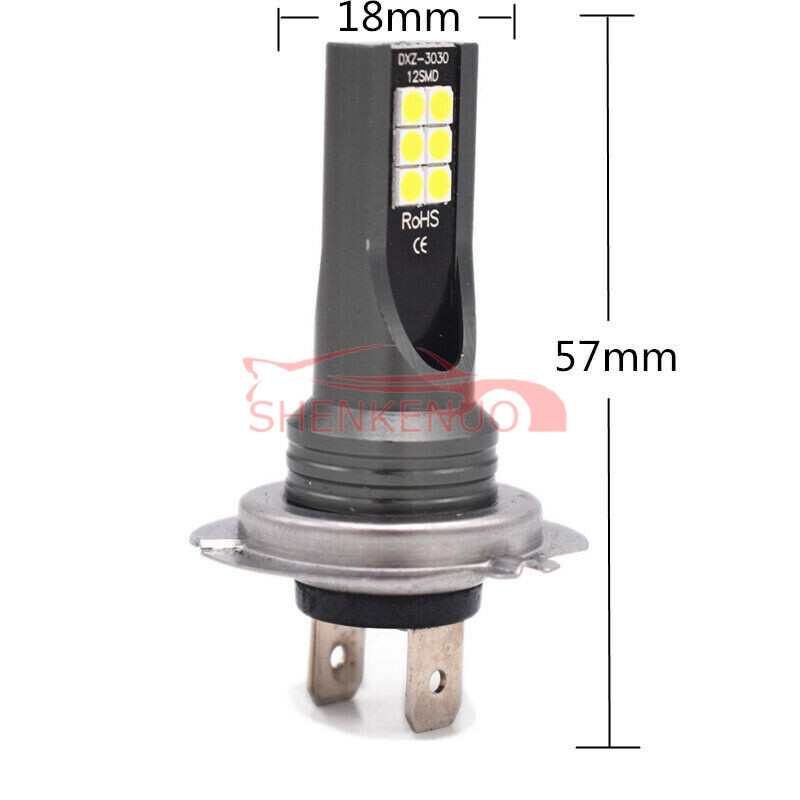 NEW CSP H7 6000K Super White 9000LM LED Headlight Bulbs Kit High Low Beam