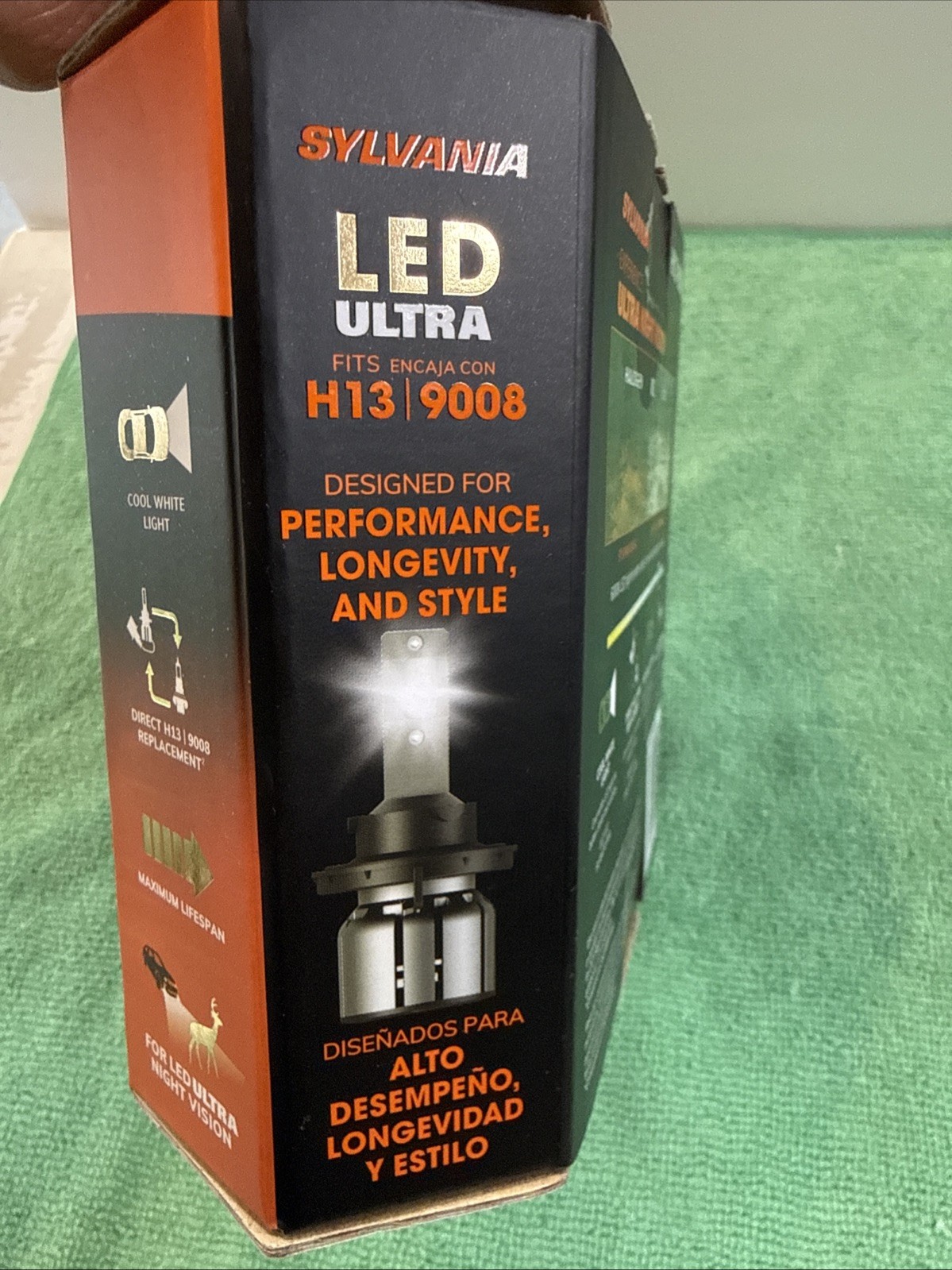BRAND NEW SYLVANIA H13 /9008 Ultra LED 2 Bulbs H13LEDHP.BX2 6000K