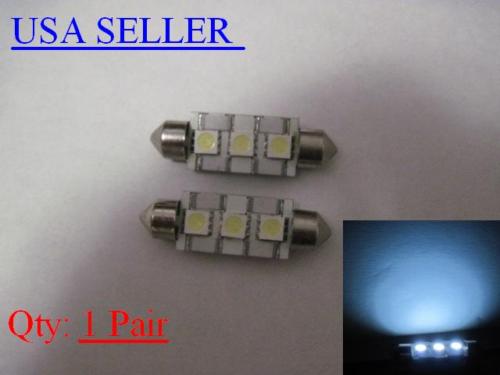 2 pcs canbus error free 6413 3423 39mm 41mm led bulbs For BMW Benz Interiors