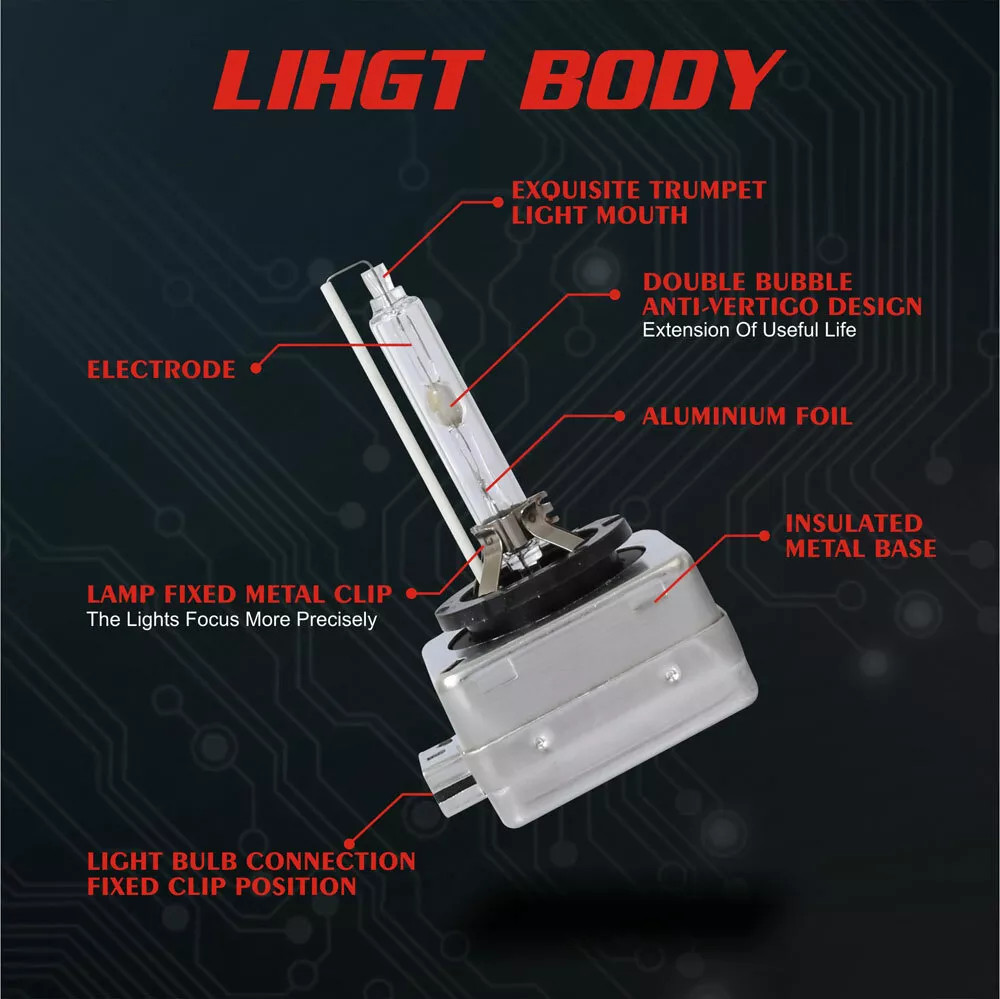 Cold White D1S Xenon Bulb 6000K For Audi S4 2004-2008 Headlight High or Low Beam