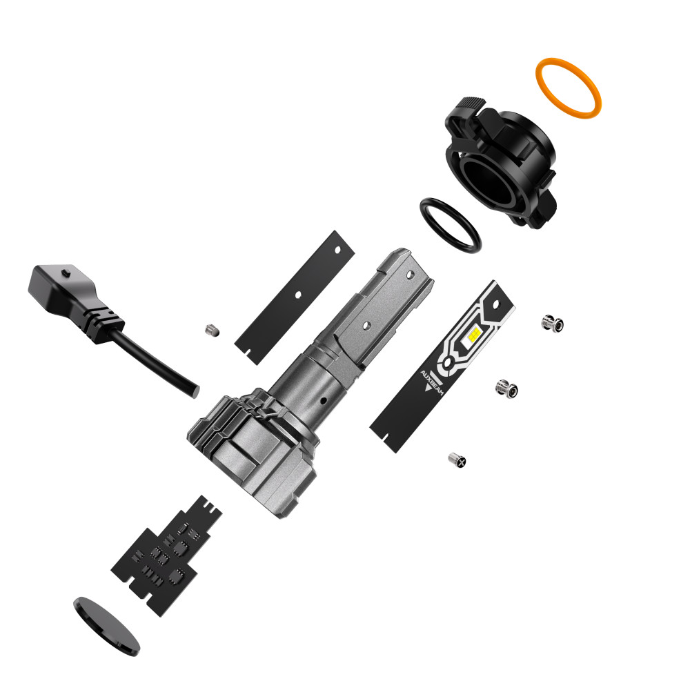 AUXBEAM H16 5202 50W 12000LM LED Fog Light Bulbs Driving DRL Lamps 6500K Fanless